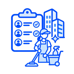 Servicio de administración de personal de limpieza